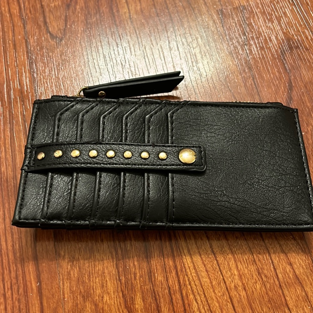 INC Card Holder Black with Gold